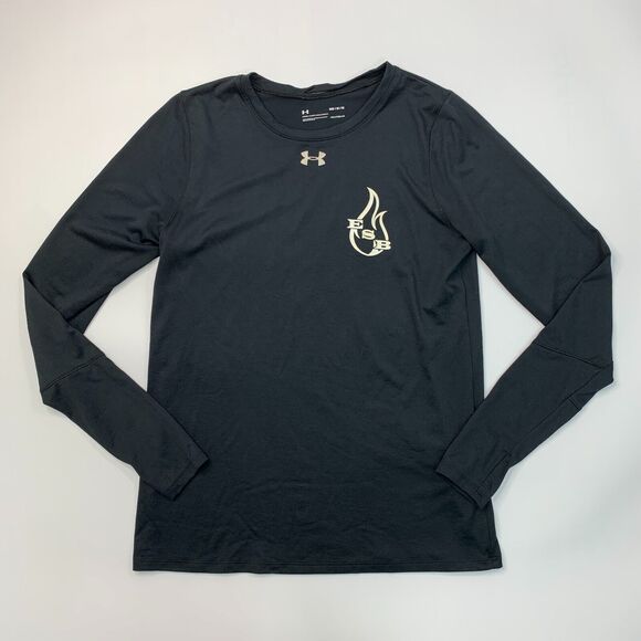 Under Armour Ladies Locker T Shirt Womens M Medium Long Sleeve EAST SIDE BLAZE - Picture 2 of 12